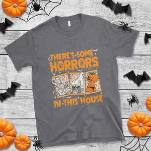 Funny Halloween T Shirt There's Some Horrors In This House TS09 Charcoal Print Your Wear