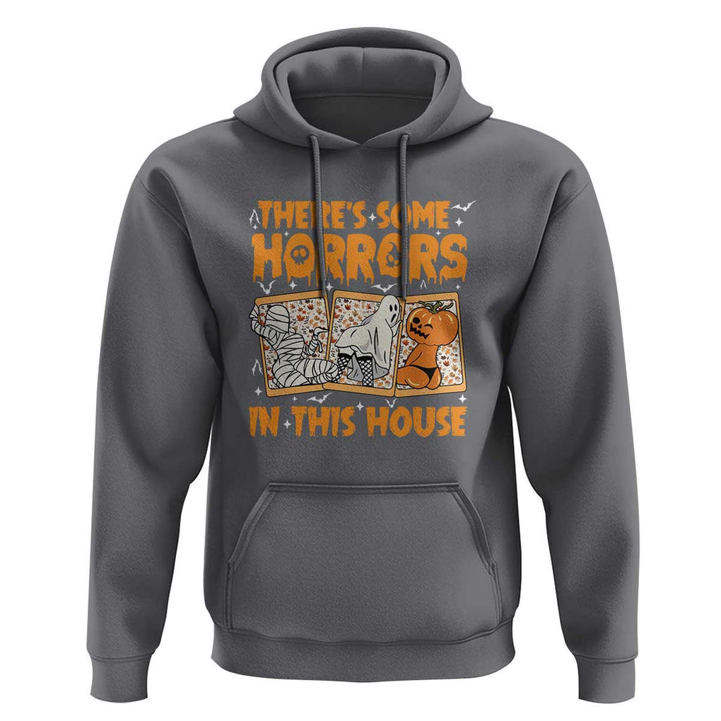 Funny Halloween Hoodie There's Some Horrors In This House TS09 Charcoal Print Your Wear