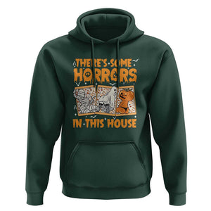 Funny Halloween Hoodie There's Some Horrors In This House TS09 Dark Forest Green Print Your Wear