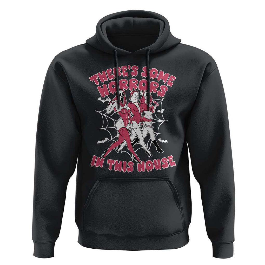 Funny Pink Halloween Hoodie There's Some Horrors In This House TS09 Black Print Your Wear