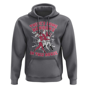 Funny Pink Halloween Hoodie There's Some Horrors In This House TS09 Charcoal Print Your Wear