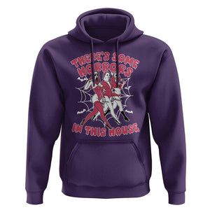 Funny Pink Halloween Hoodie There's Some Horrors In This House TS09 Purple Print Your Wear