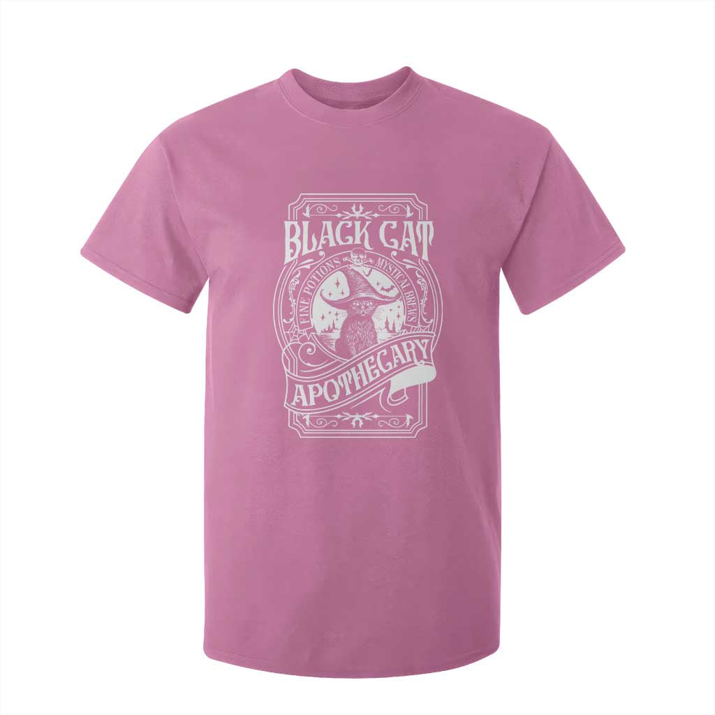Black Cat Witch T Shirt For Kid Salem Apothecary Halloween TS09 Azalea Print Your Wear