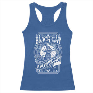 Black Cat Witch Racerback Tank Top Salem Apothecary Halloween TS09 Royal Blue Print Your Wear