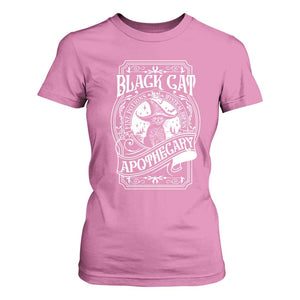 Black Cat Witch T Shirt For Women Salem Apothecary Halloween TS09 Azalea Print Your Wear