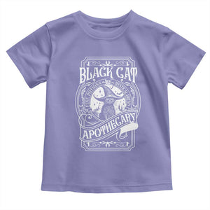 Black Cat Witch Toddler T Shirt Salem Apothecary Halloween TS09 Violet Print Your Wear