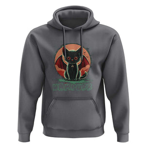 Halloween Vampurr Vampire Cat Hoodie TS09 Charcoal Print Your Wear