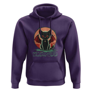 Halloween Vampurr Vampire Cat Hoodie TS09 Purple Print Your Wear