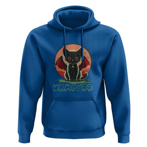 Halloween Vampurr Vampire Cat Hoodie TS09 Royal Blue Print Your Wear