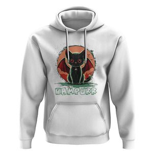 Halloween Vampurr Vampire Cat Hoodie TS09 White Print Your Wear