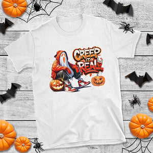 Funny Halloween Hip Hop T Shirt Creep It Real Cool Ghost Old School TS09 White Print Your Wear