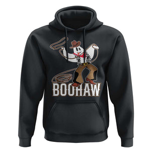 Halloween Cowboy Hoodie BooHaw Western Ghost TS09 Black Print Your Wear