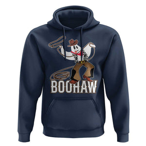 Halloween Cowboy Hoodie BooHaw Western Ghost TS09 Navy Print Your Wear