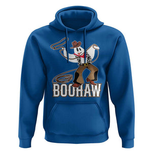 Halloween Cowboy Hoodie BooHaw Western Ghost TS09 Royal Blue Print Your Wear