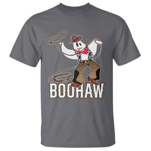 Halloween Cowboy T Shirt BooHaw Western Ghost TS09 Charcoal Print Your Wear