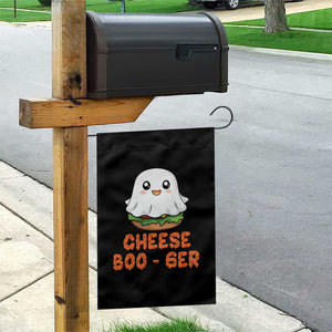 Funny Halloween Garden Flag Cheese Boo-ger Cute Hamburger Ghost TS09 Print Your Wear