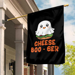Funny Halloween Garden Flag Cheese Boo-ger Cute Hamburger Ghost TS09 Print Your Wear