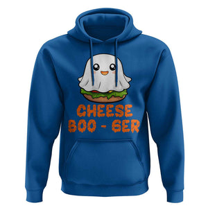 Funny Halloween Hoodie Cheese Boo-ger Cute Hamburger Ghost TS09 Royal Blue Print Your Wear