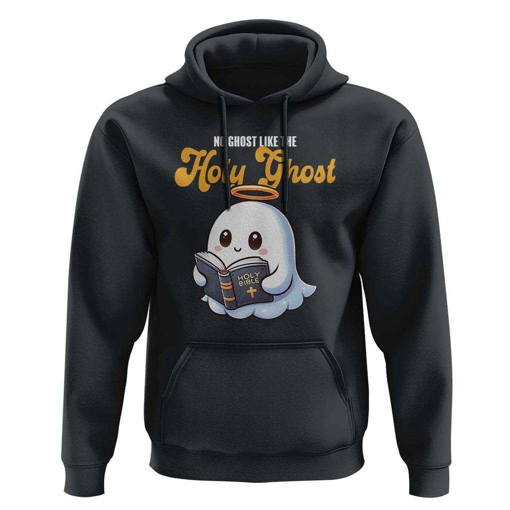 Funny Halloween Christian Hoodie No Ghost Like The Holy Ghost TS09 Black Print Your Wear