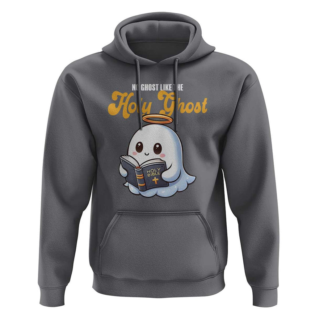 Funny Halloween Christian Hoodie No Ghost Like The Holy Ghost TS09 Charcoal Print Your Wear