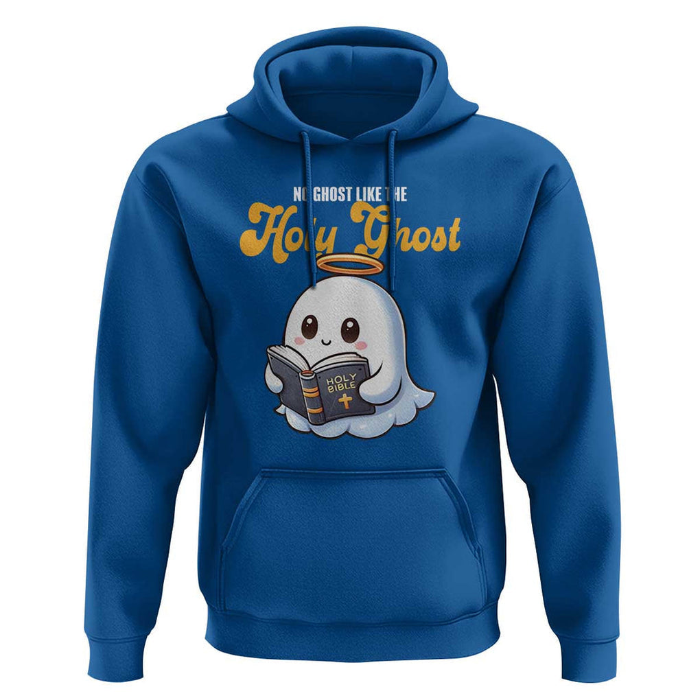 Funny Halloween Christian Hoodie No Ghost Like The Holy Ghost TS09 Royal Blue Print Your Wear