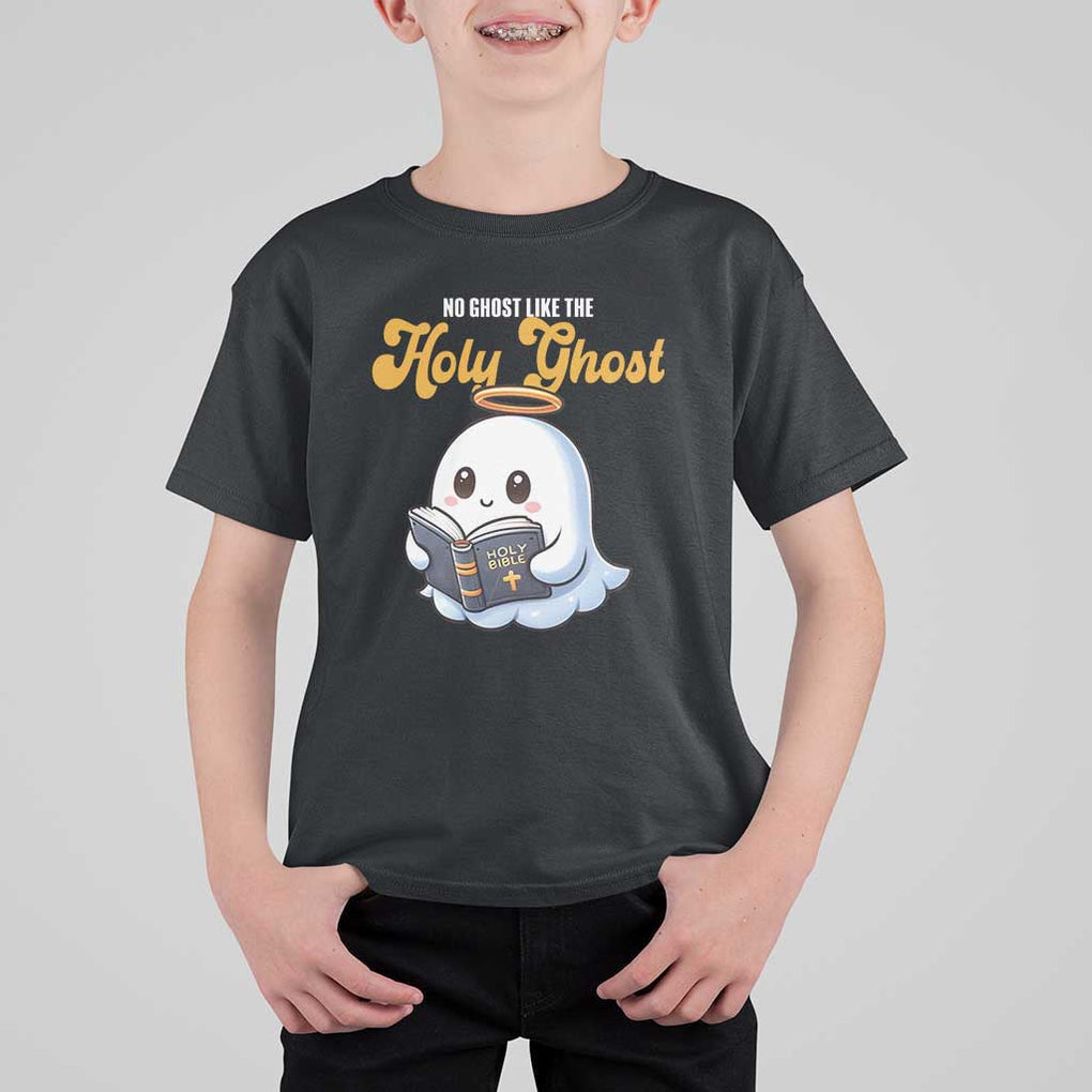 Funny Halloween Christian T Shirt For Kid No Ghost Like The Holy Ghost TS09 Black Print Your Wear