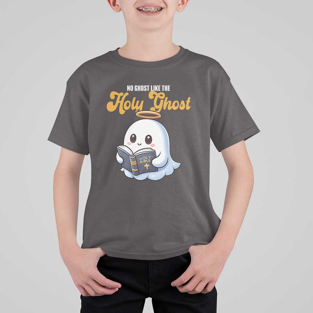 Funny Halloween Christian T Shirt For Kid No Ghost Like The Holy Ghost TS09 Dark Chocolate Print Your Wear