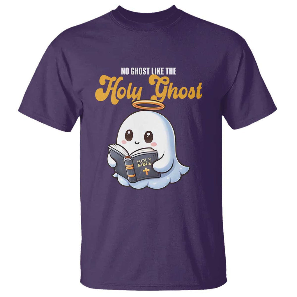 Funny Halloween Christian T Shirt No Ghost Like The Holy Ghost TS09 Purple Print Your Wear