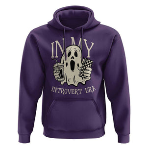 Funny Halloween Hoodie In My Introvert Era Ghost TS09 Purple Print Your Wear