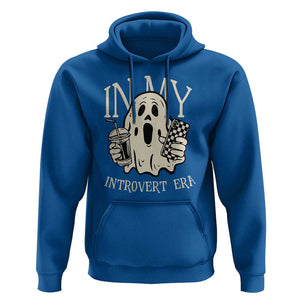 Funny Halloween Hoodie In My Introvert Era Ghost TS09 Royal Blue Print Your Wear