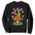 Outer Space Funny Alien Smoking Sweatshirt TS09 Black Print Your Wear