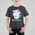 Meowcrobiology Microscopic Cats Science Pet School Biology T Shirt For Kid TS09 Black Printyourwear
