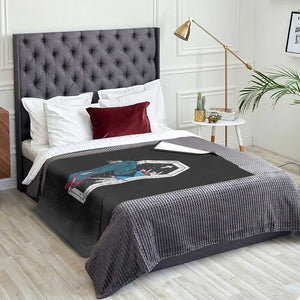 Creepy Halloween Throw Blanket Sexy Zombie Legs Flash Tattoo Coffin TS09 Print Your Wear