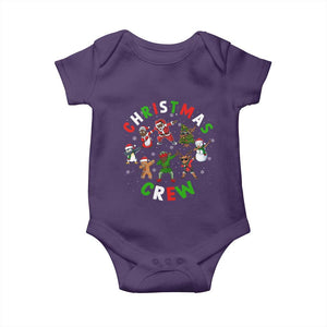 Black Christmas Crew Baby Onesie Dabbing Black African American Santa Reindeer Snowman TS09 Purple Print Your Wear