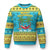 Funny Xmas In Hawaii Ugly Christmas Sweater Meowy Kalikimaka Cat Chillin' Ho Ho Ho Xmas Palm Tree TS09 Hawaii Print Your Wear
