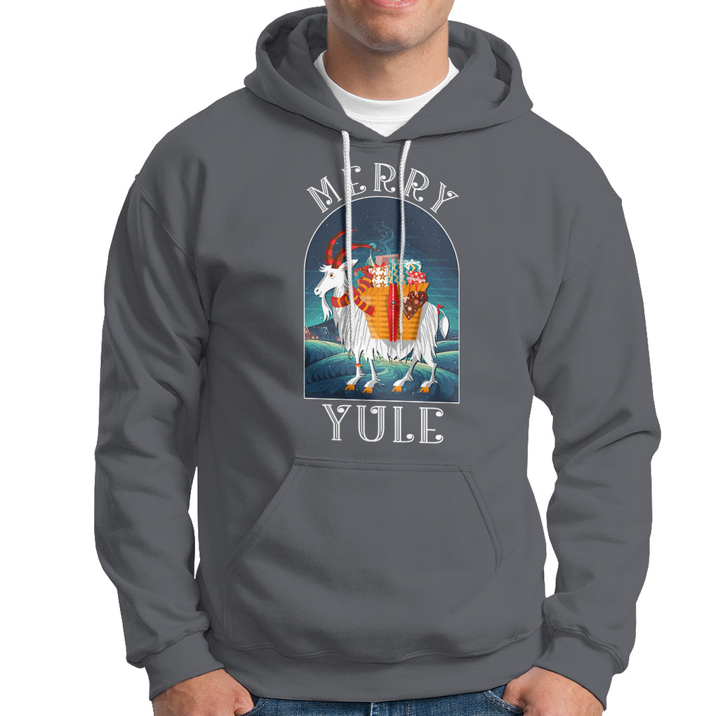 Yule Goat Jul Nordic Yuletide Merry Christmas Hoodie TS09 Charcoal Printyourwear