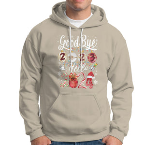 Goodbye 2023 Hello 2024 Happy New Year's Eve Hoodie TS09 Sand Printyourwear
