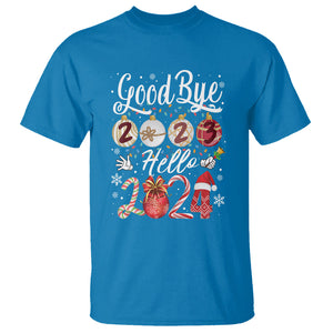 Goodbye 2023 Hello 2024 Happy New Year's Eve T Shirt TS09 Sapphire Printyourwear