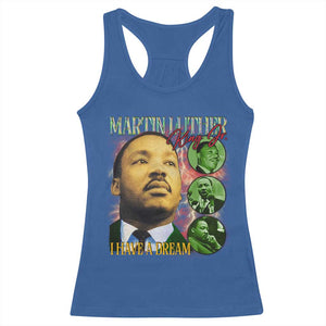 Martin Luther King Jr Racerback Tank Top I Have A Dream MLK Day Black History TS09 Royal Blue Print Your Wear