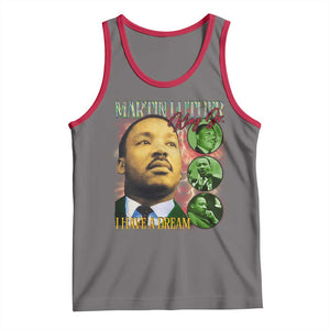 Martin Luther King Jr Tank Top I Have A Dream MLK Day Black History TS09 Deep Heather Red Print Your Wear
