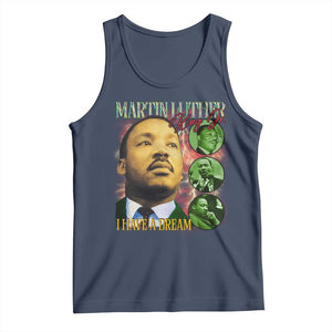 Martin Luther King Jr Tank Top I Have A Dream MLK Day Black History TS09 Navy Print Your Wear