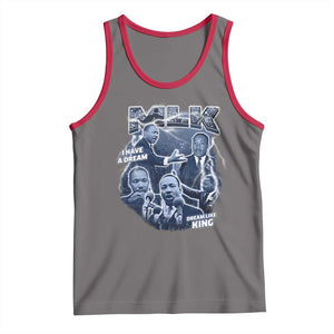 Martin Luther King Jr Tank Top I Have A Dream Like King MLK Day Black History TS09 Deep Heather Red Print Your Wear