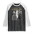 Martin Luther King Jr Raglan Shirt Be The Man MLK Day Black History TS09 Black White Print Your Wear