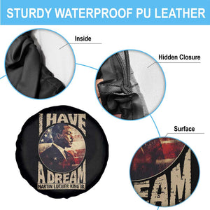 Martin Luther King Jr Spare Tire Cover I Have A Dream American Flag MLK Day Black History TS09 Print Your Wear