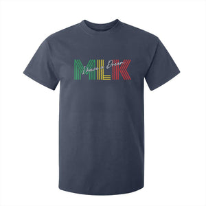 Martin Luther King Jr Day T Shirt For Kid I Have A Dream Black History TS09 Navy Print Your Wear