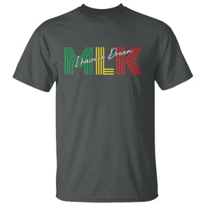 Martin Luther King Jr Day T Shirt I Have A Dream Black History TS09 Dark Heather Print Your Wear