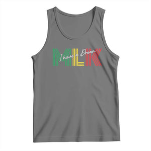 Martin Luther King Jr Day Tank Top I Have A Dream Black History TS09 Black Heather Print Your Wear