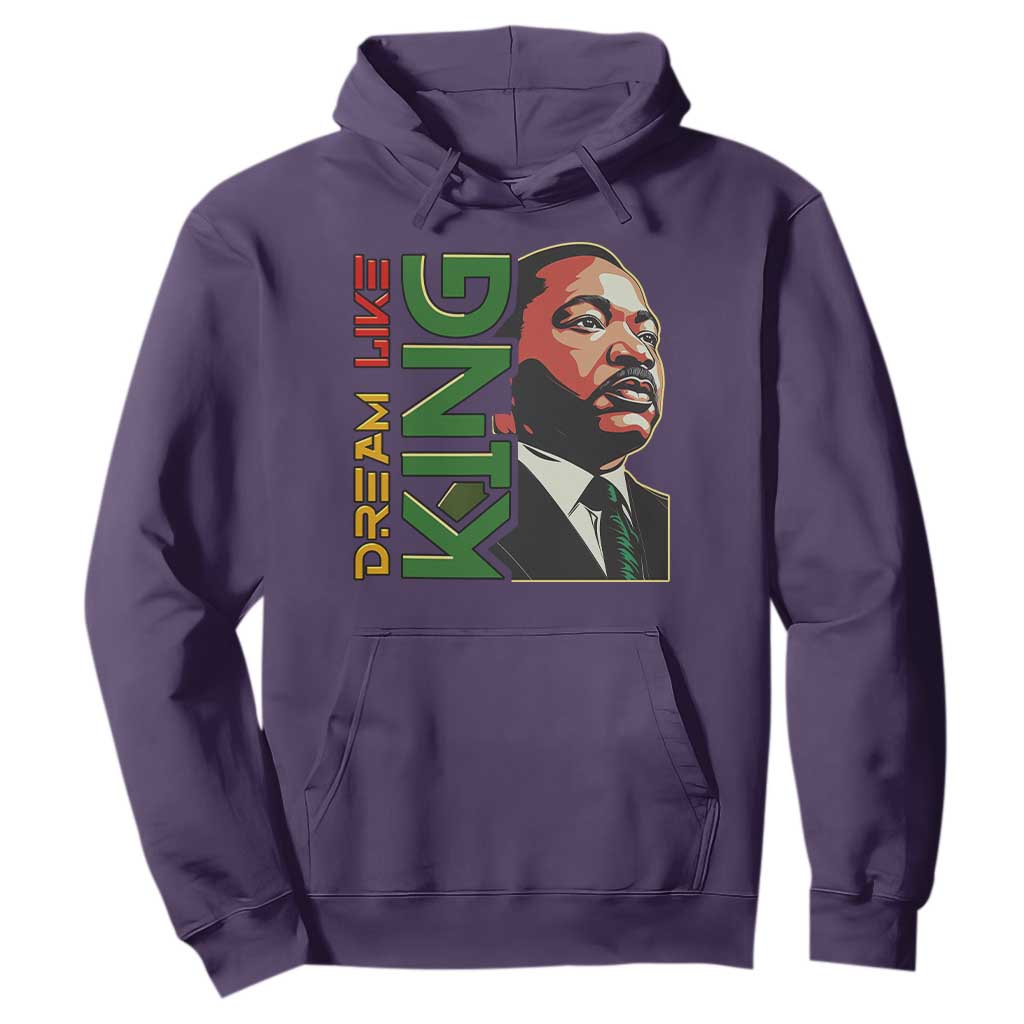 Martin Luther King Jr Hoodie Dream Like King MLK Day Black History TS09 Purple Print Your Wear