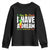 Martin Luther King Jr Youth Sweatshirt I May Be Small But I Have A Dream Like King MLK TS09 Black Print Your Wear