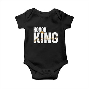 Martin Luther King Jr Day Baby Onesie Honoring The King MLK TS09 Black Print Your Wear